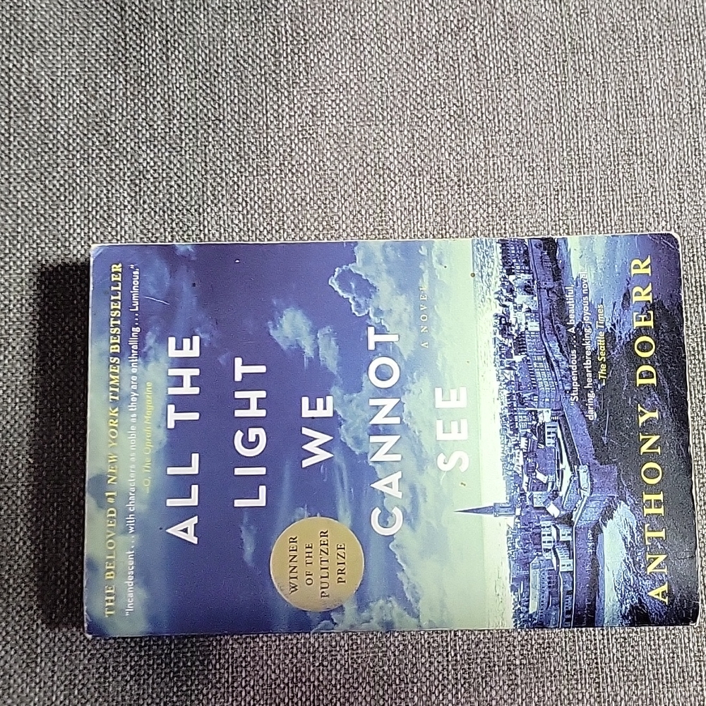 Author-Anthony Doerr. Title-All the Lights We Cannot See